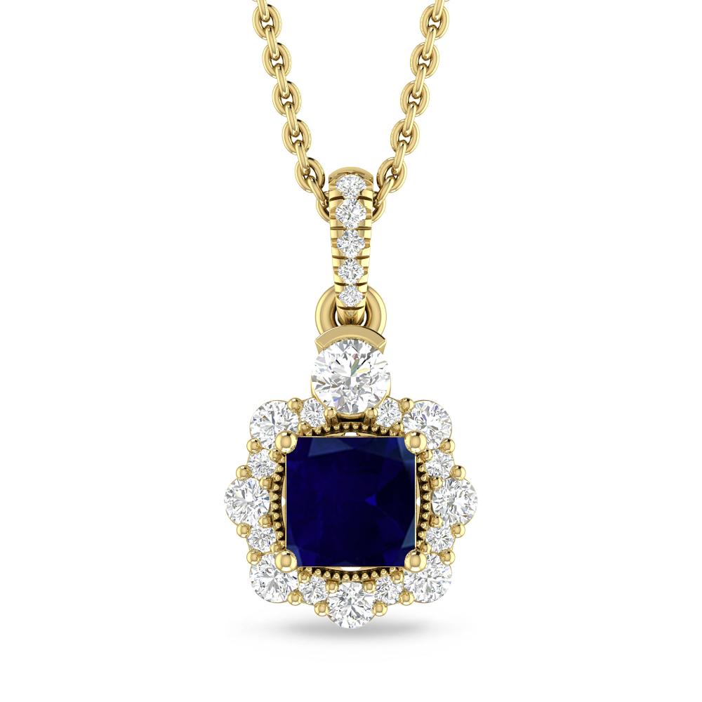 Yellow Gold - Sapphire