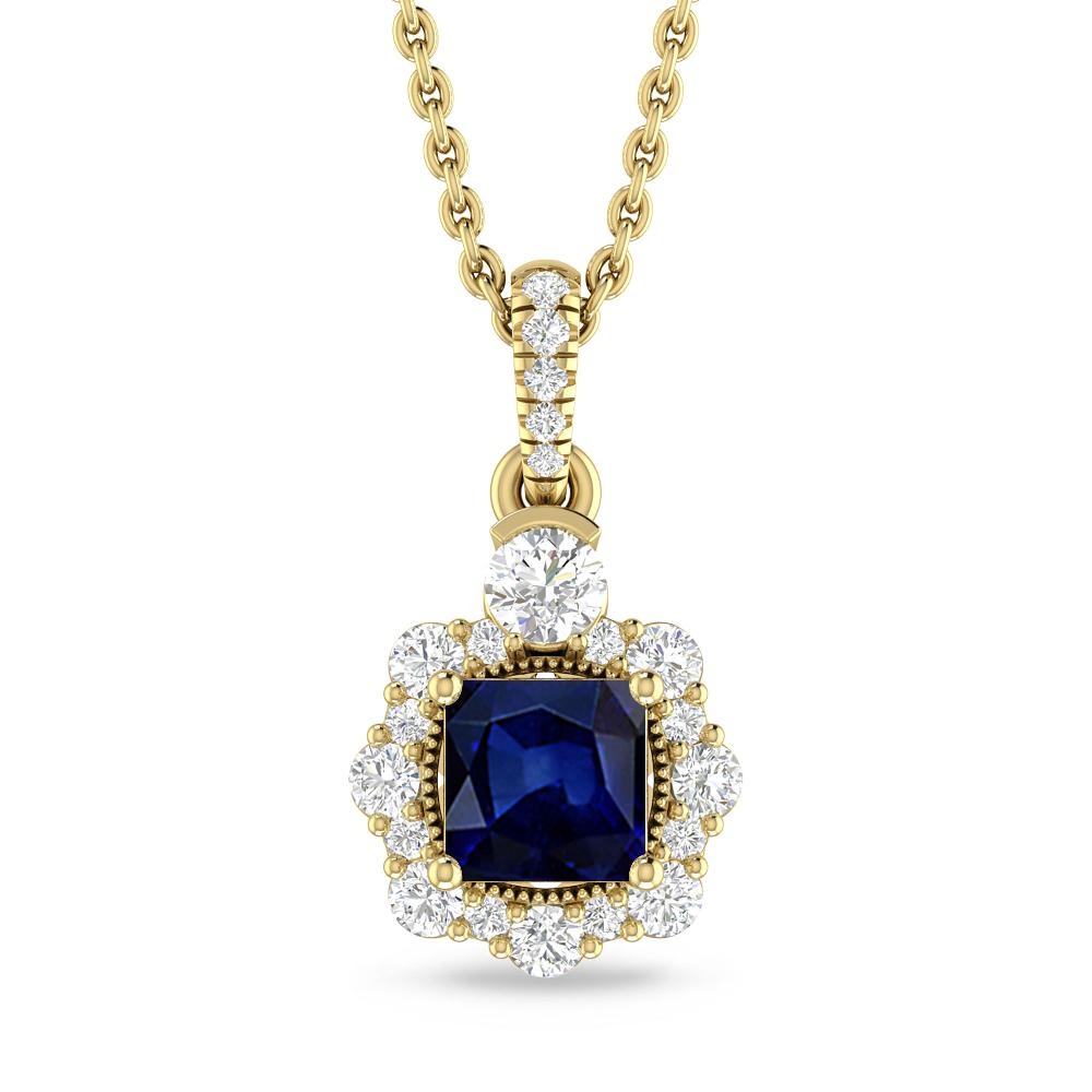 Yellow Gold - Sapphire