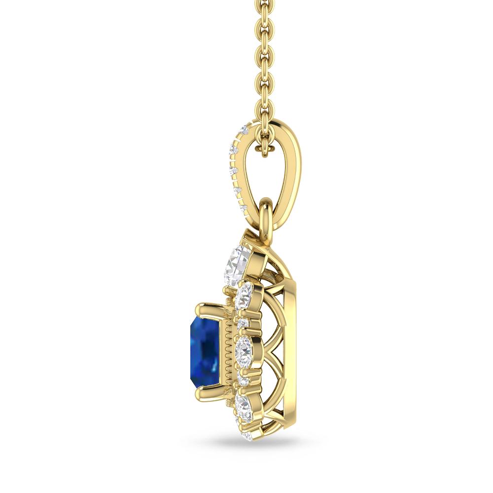 Yellow Gold - Sapphire