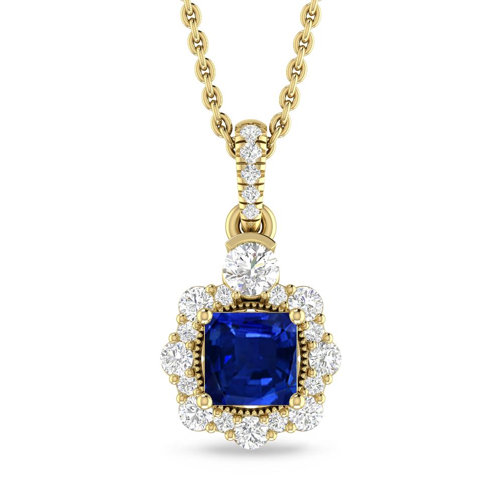 Yellow Gold - Sapphire