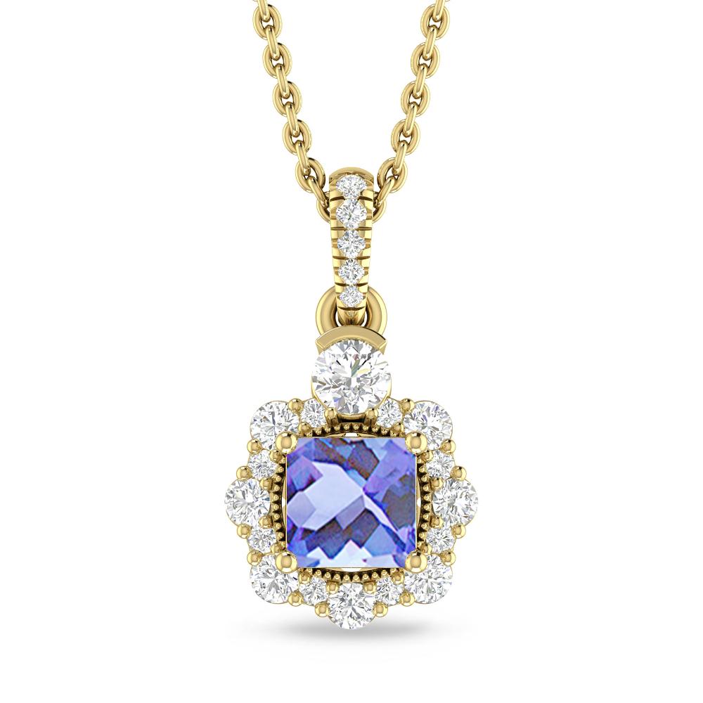 Yellow Gold - Tanzanite