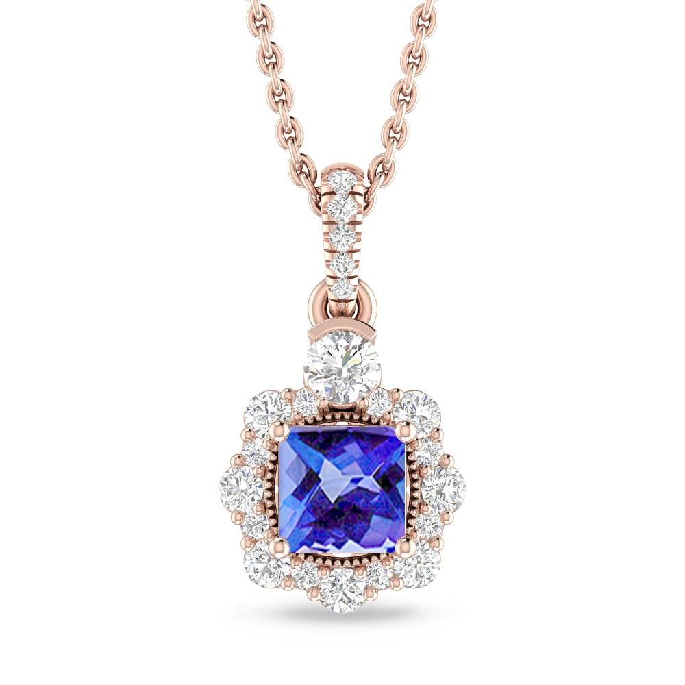 Rose Gold - Tanzanite