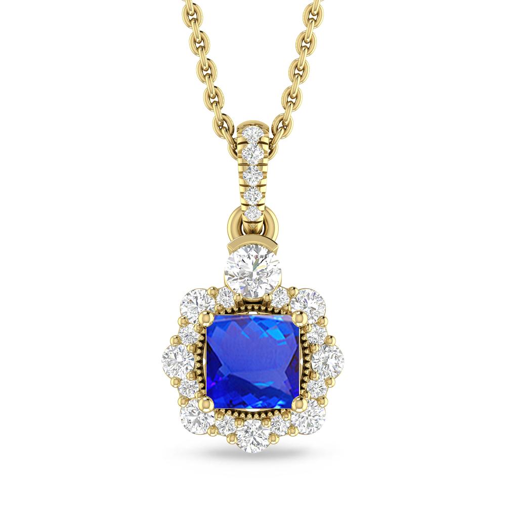 Yellow Gold - Tanzanite