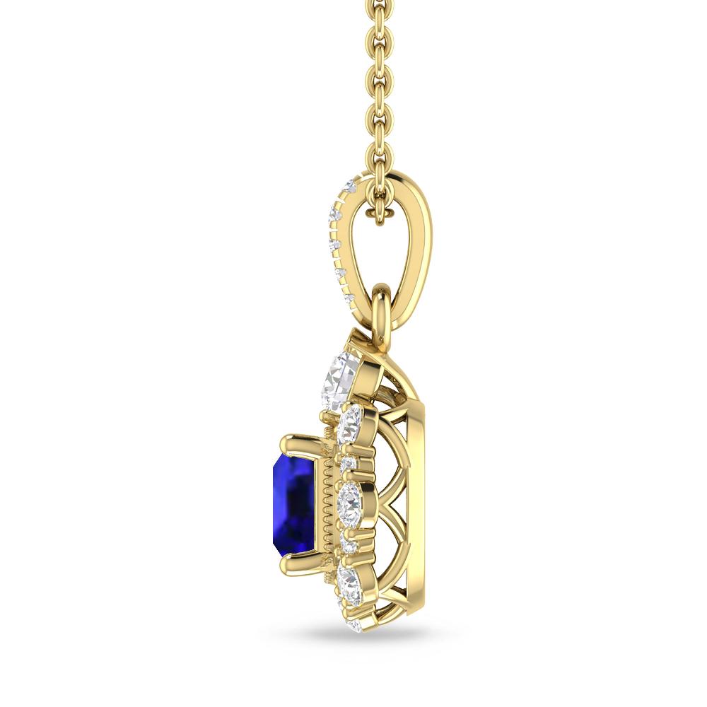 Yellow Gold - Tanzanite