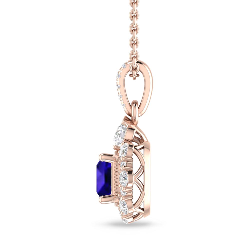 Rose Gold - Tanzanite