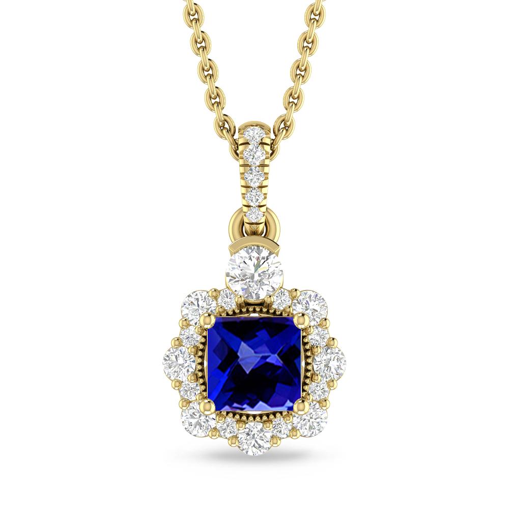 Yellow Gold - Tanzanite