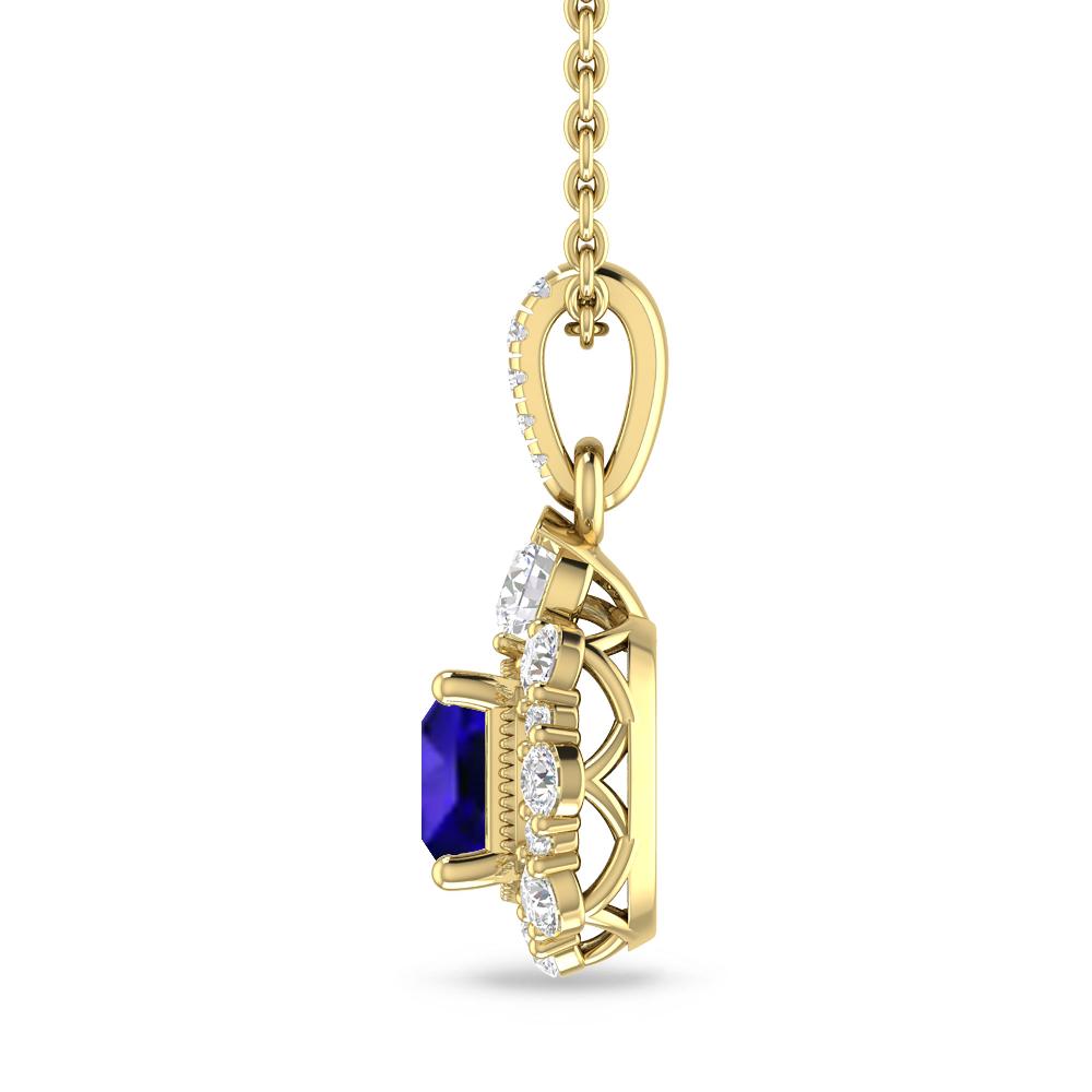 Yellow Gold - Tanzanite