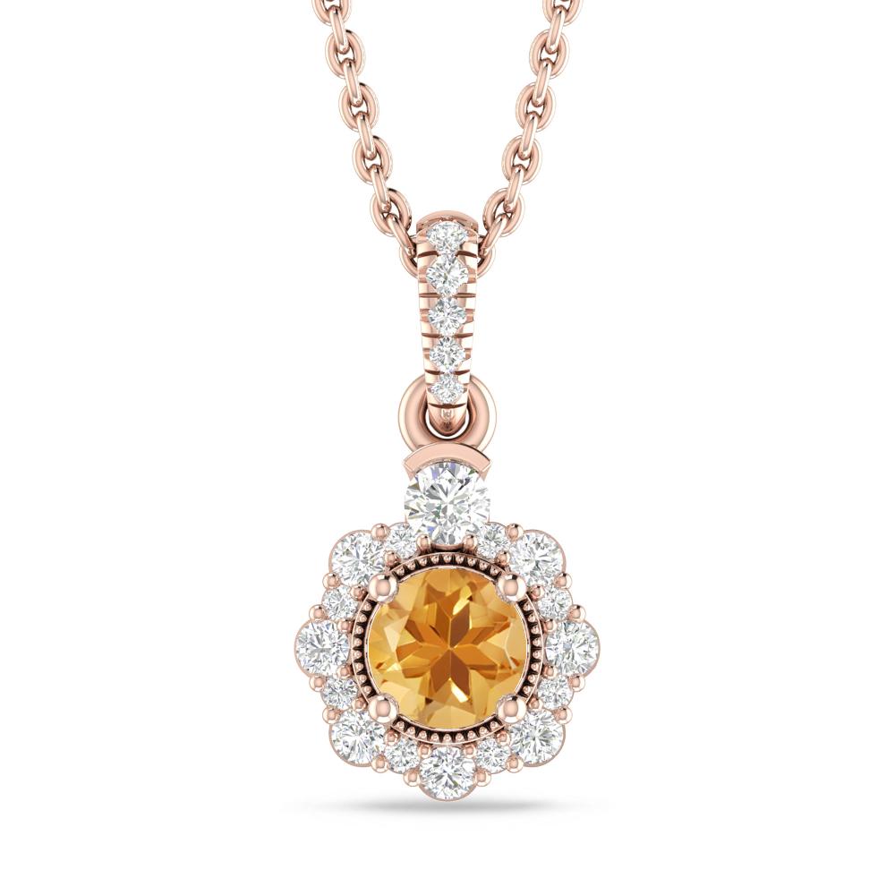 Rose Gold - Citrine