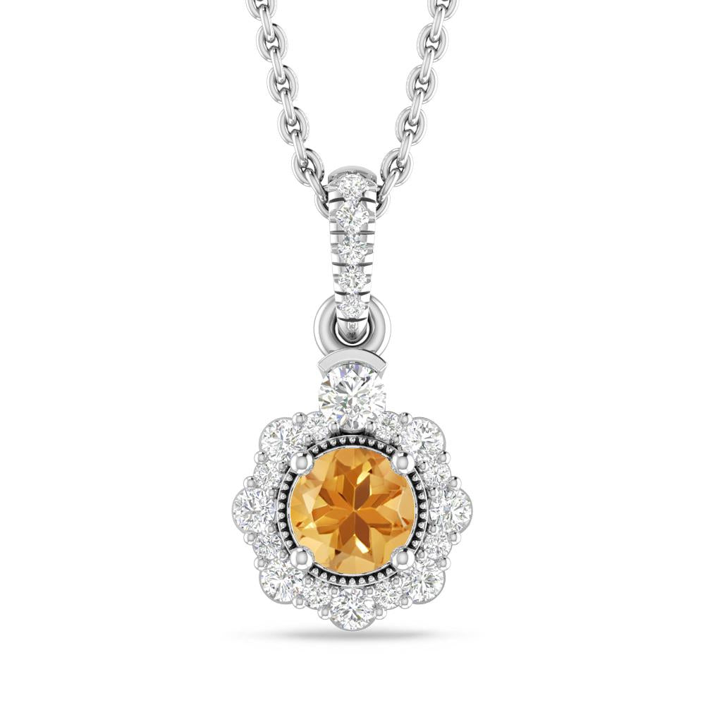 White Gold - Citrine