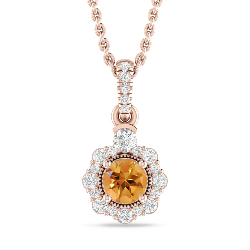 Rose Gold - Citrine