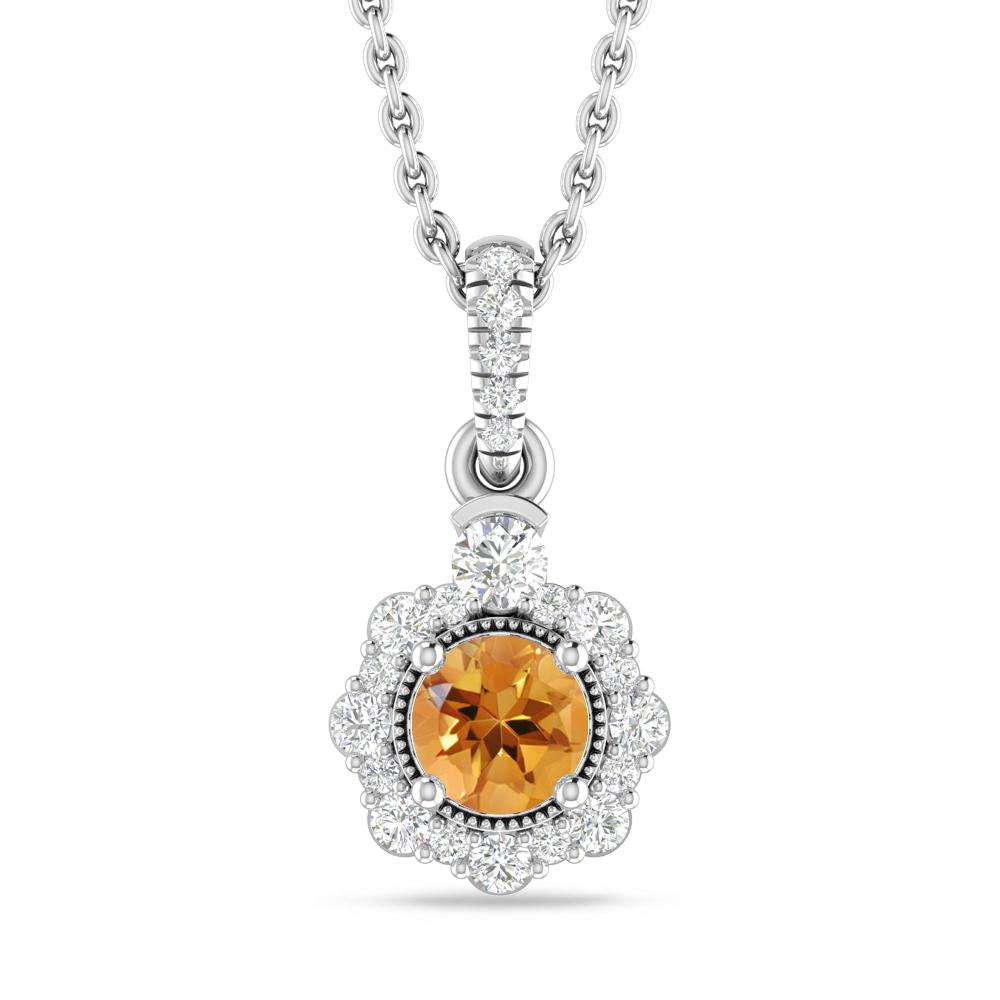 White Gold - Citrine