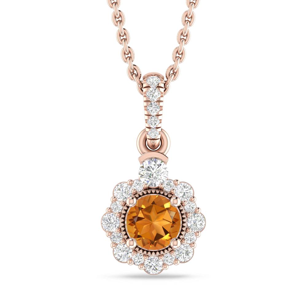 Rose Gold - Citrine