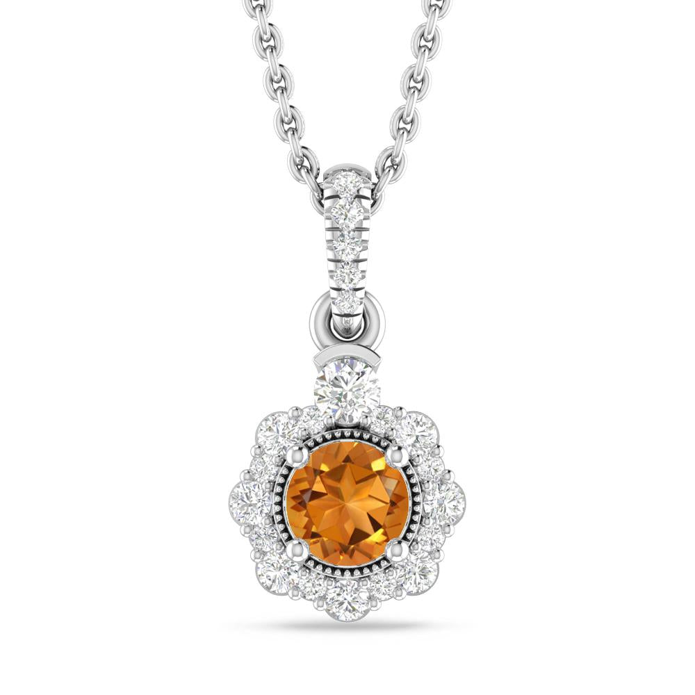 White Gold - Citrine