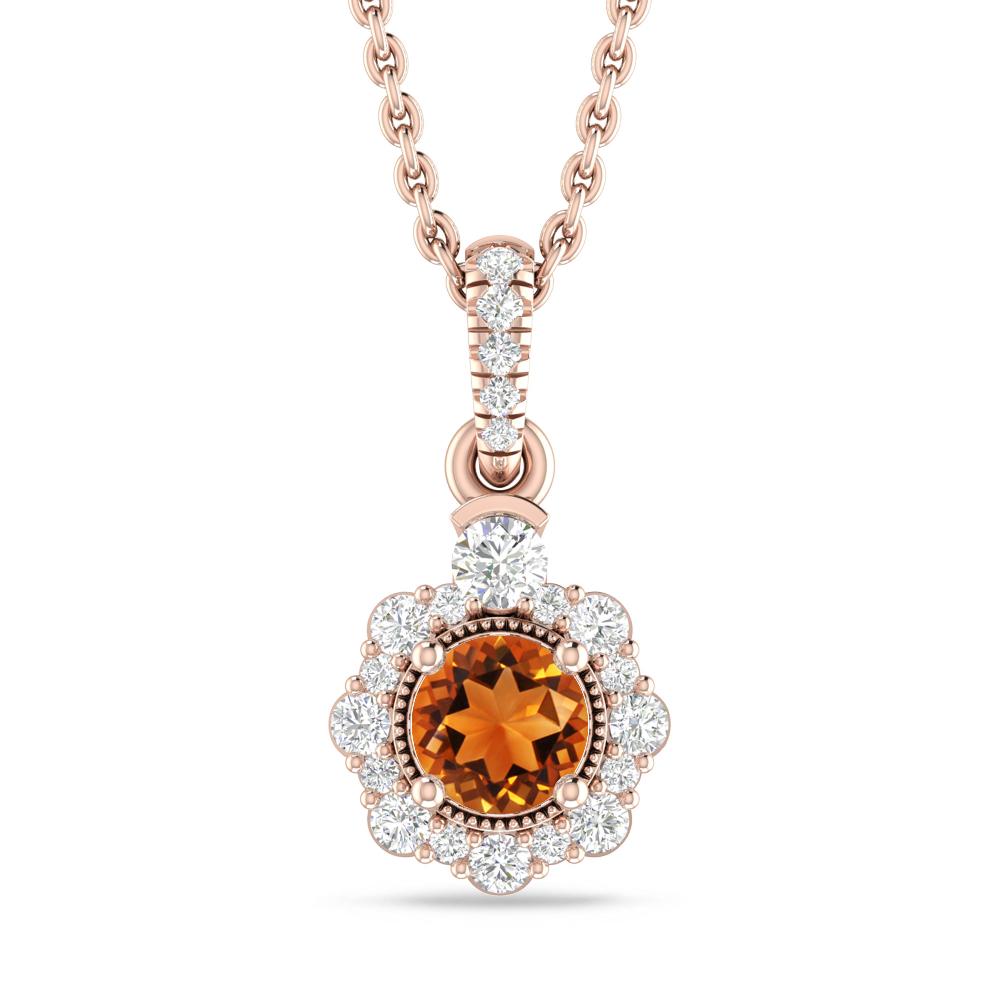 Rose Gold - Citrine