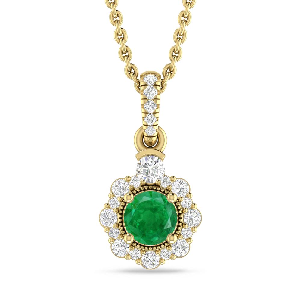 Yellow Gold - Emerald