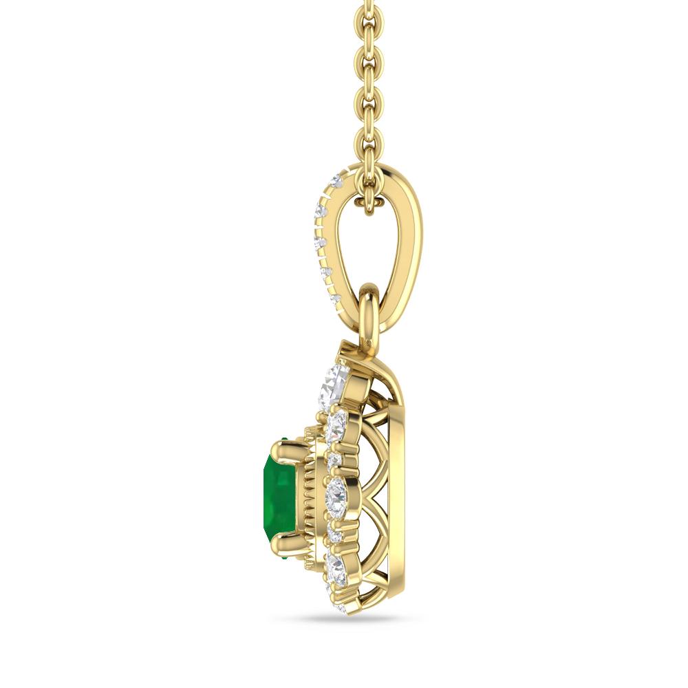 Yellow Gold - Emerald