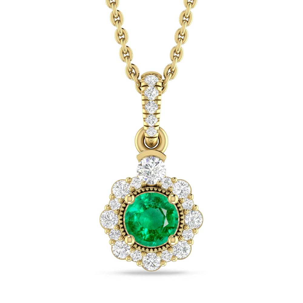 Yellow Gold - Emerald