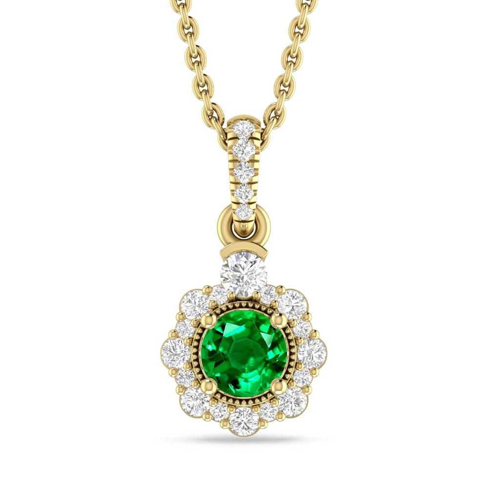 Yellow Gold - Emerald