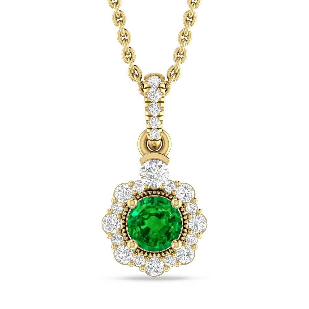 Yellow Gold - Emerald