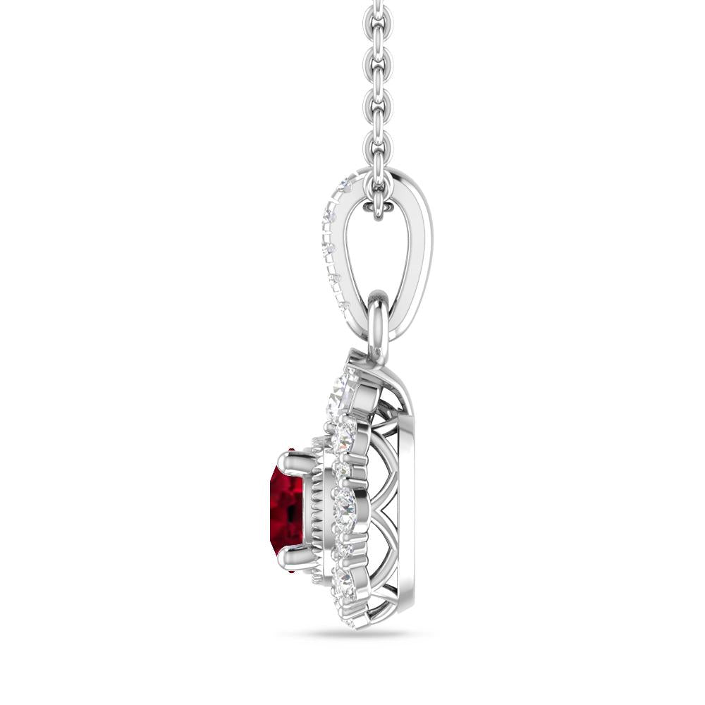 White Gold - Garnet