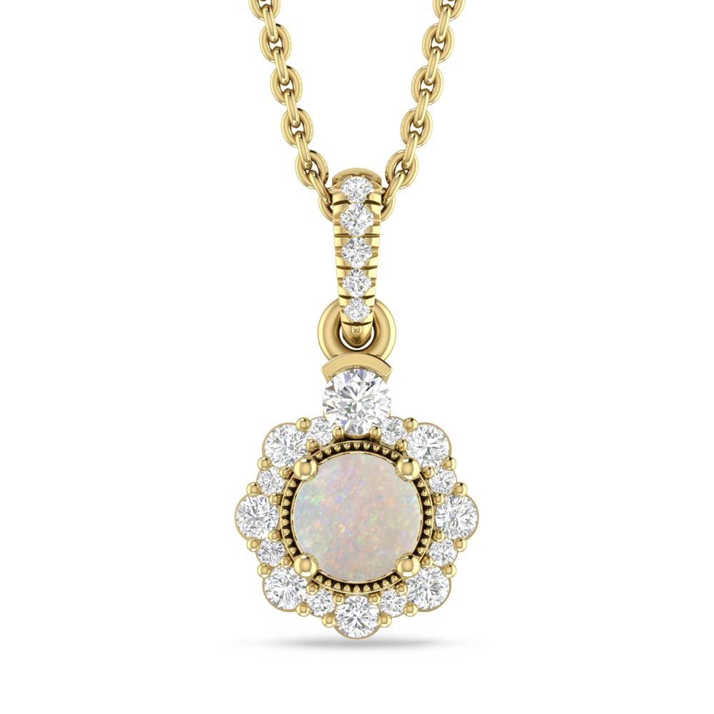 Yellow Gold - Opal