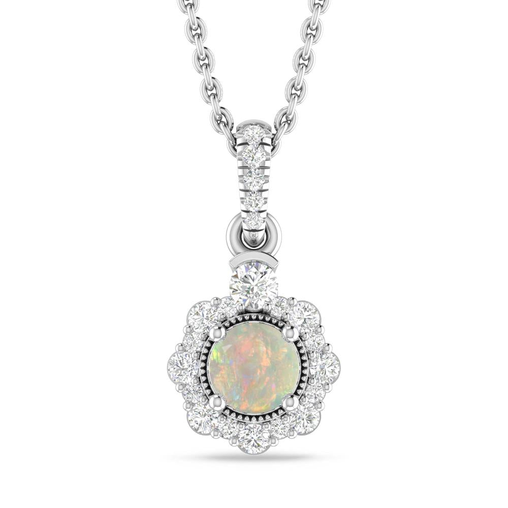 White Gold - Opal