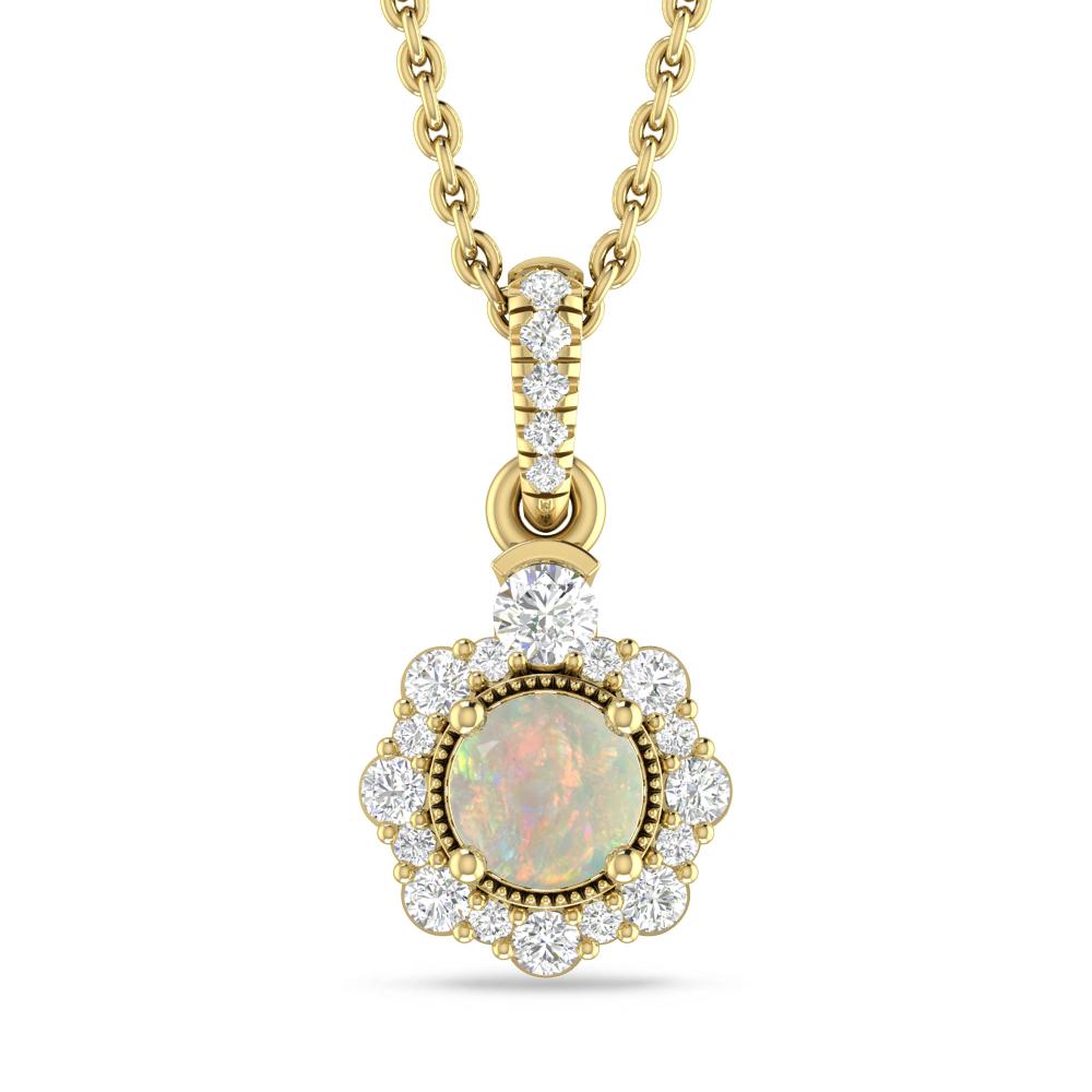 Yellow Gold - Opal