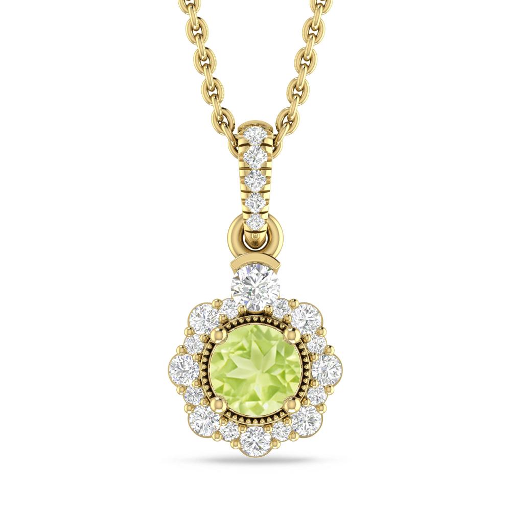 Yellow Gold - Peridot