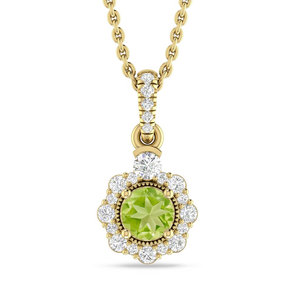 Yellow Gold - Peridot