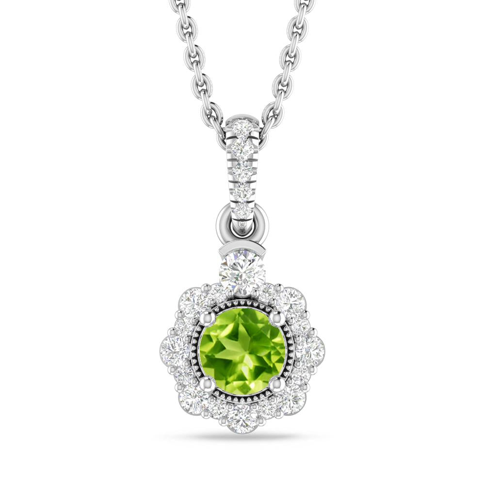 White Gold - Peridot