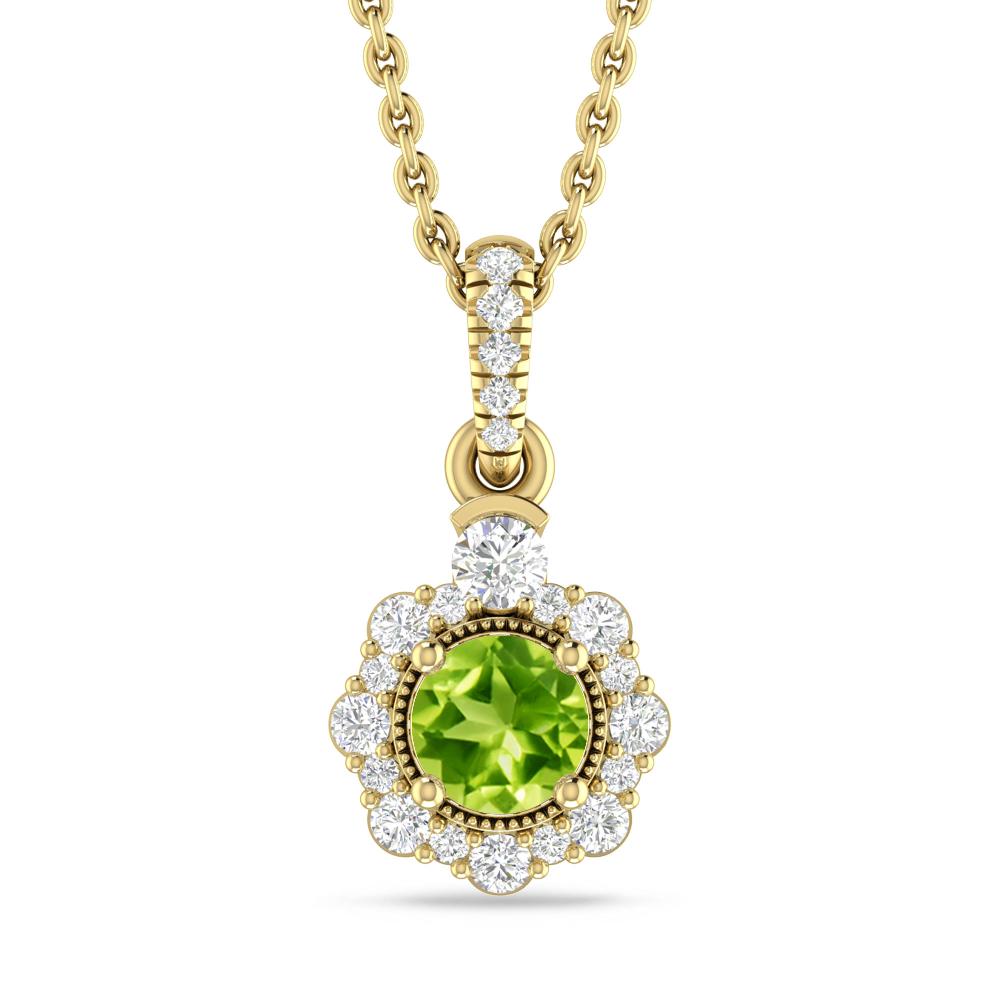 Yellow Gold - Peridot