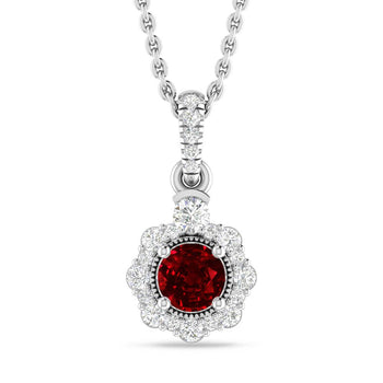 White Gold - Ruby