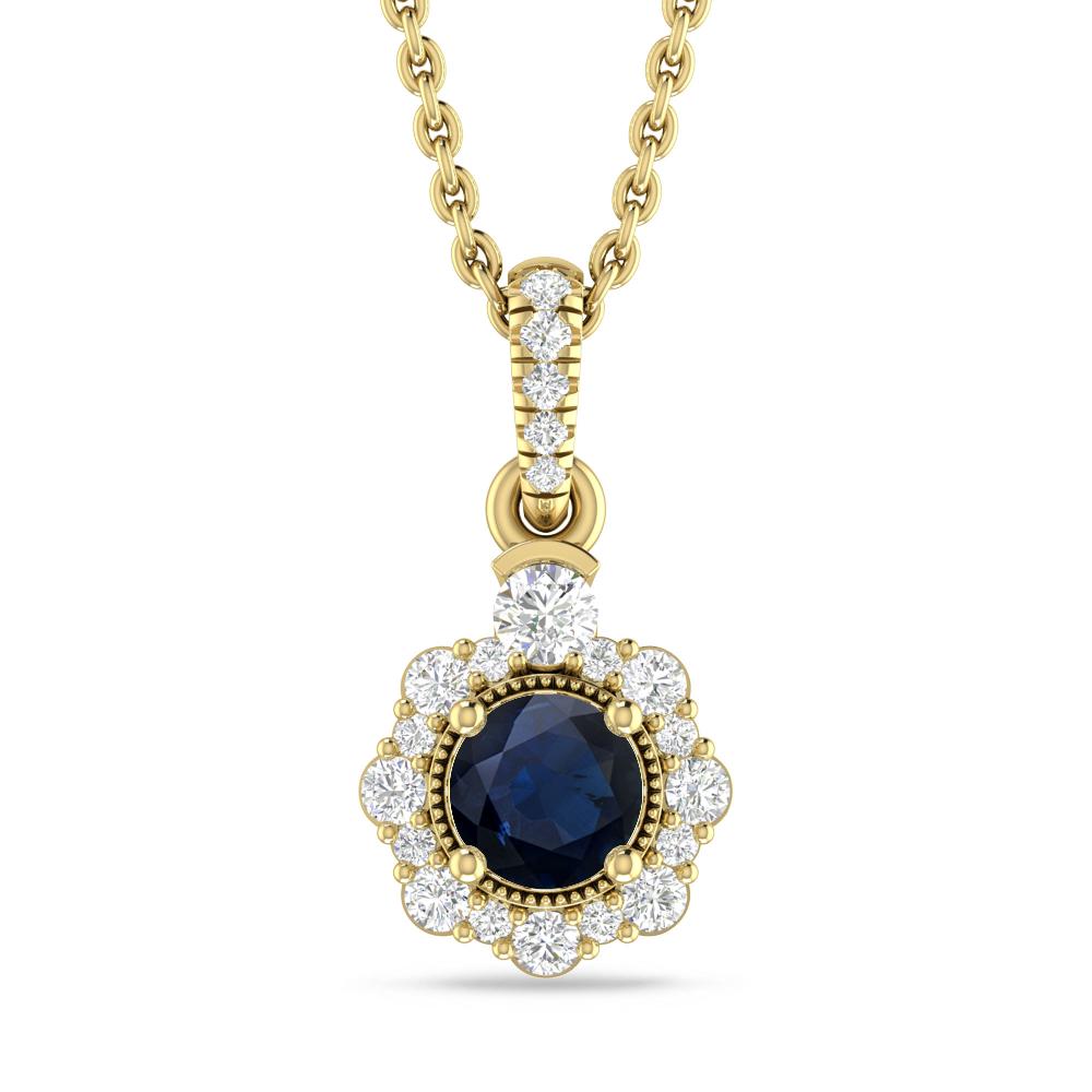 Yellow Gold - Sapphire