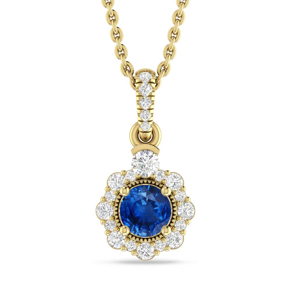 Yellow Gold - Sapphire