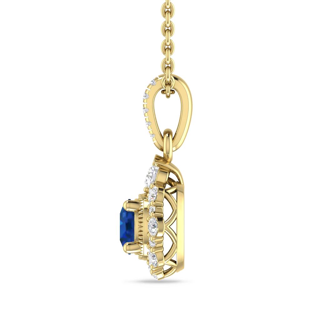 Yellow Gold - Sapphire