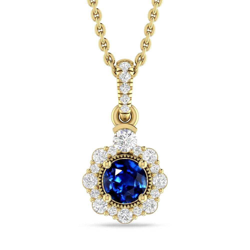 Yellow Gold - Sapphire