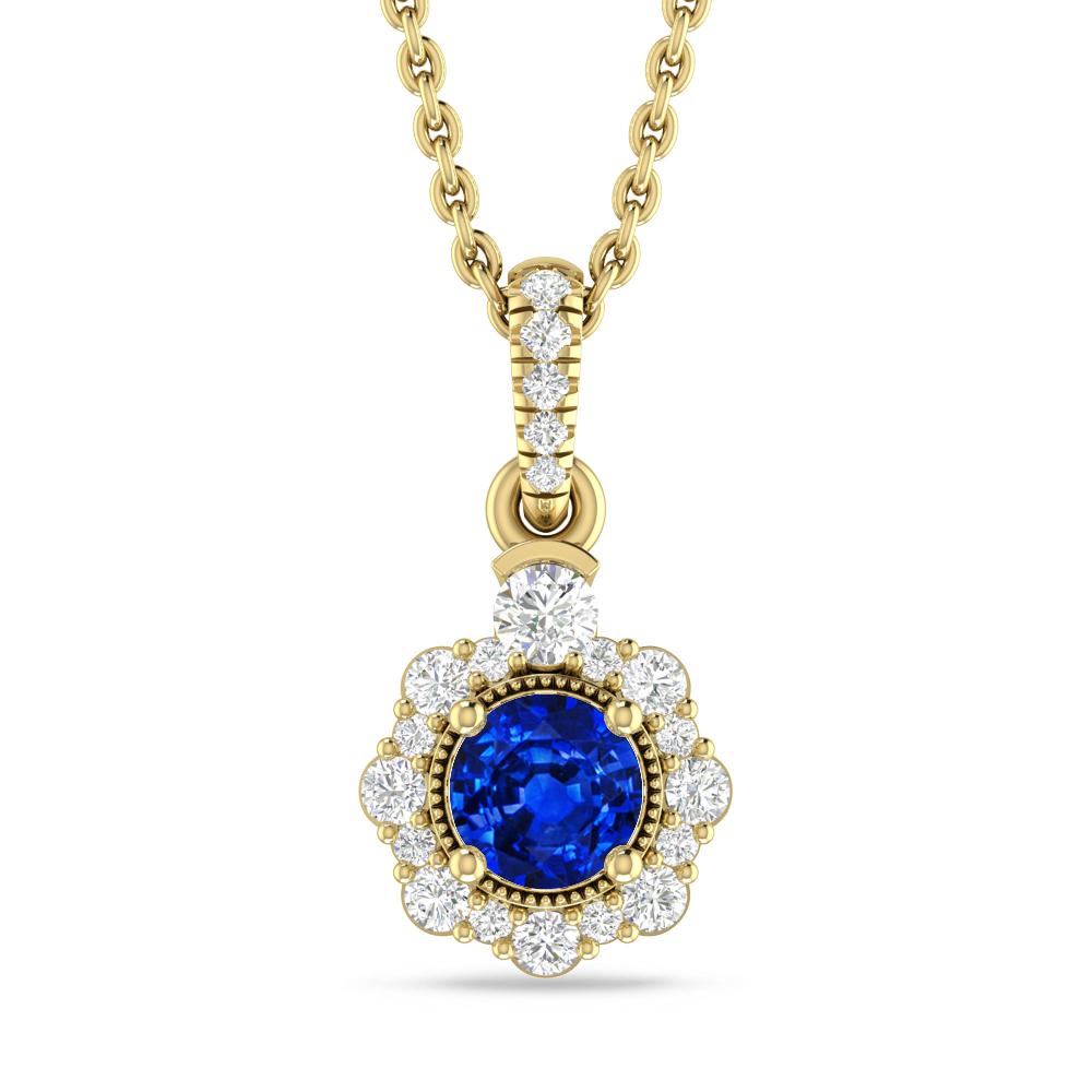 Yellow Gold - Sapphire