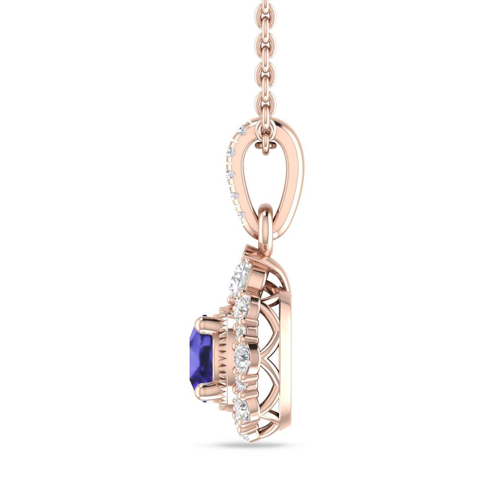 Rose Gold - Tanzanite