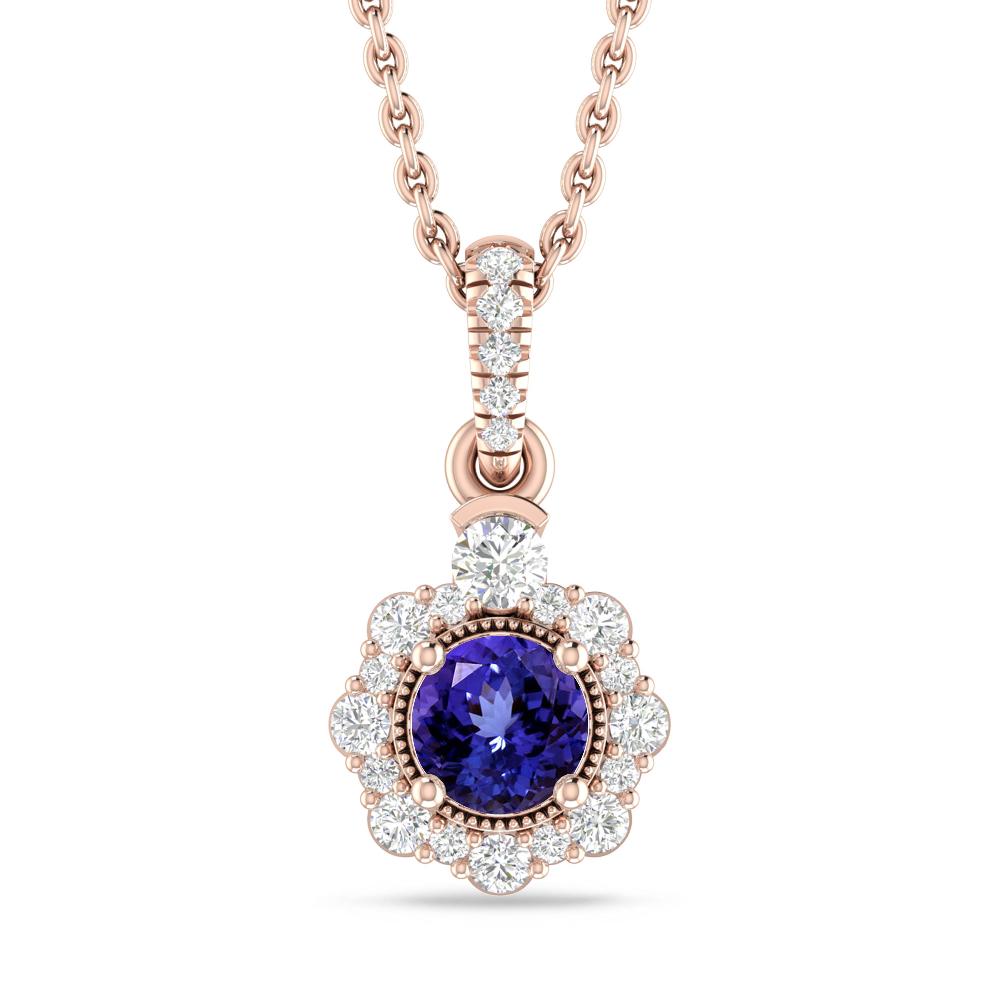 Rose Gold - Tanzanite