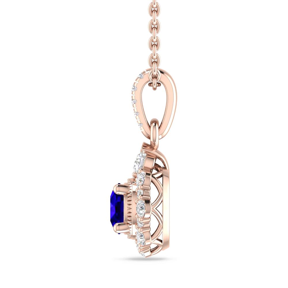 Rose Gold - Tanzanite