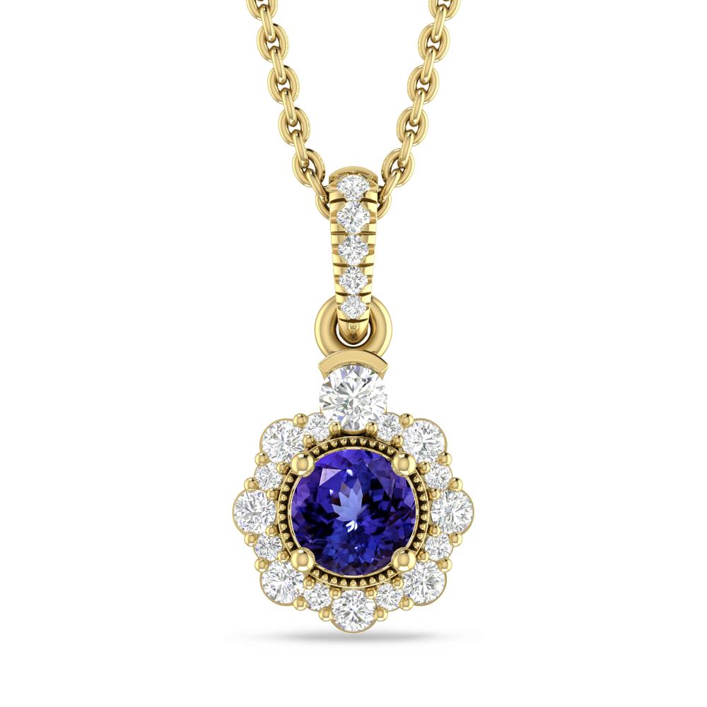 Yellow Gold - Tanzanite