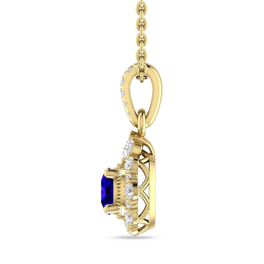 Yellow Gold - Tanzanite