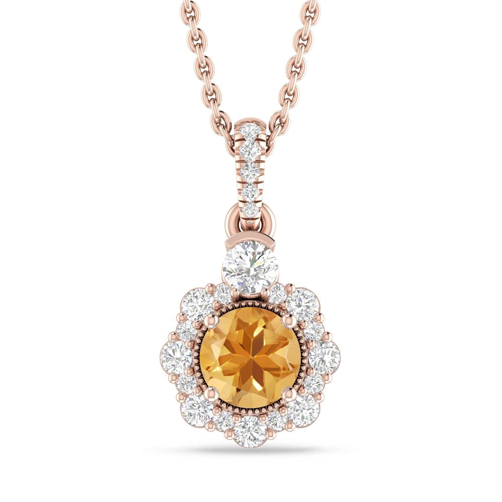 Rose Gold - Citrine