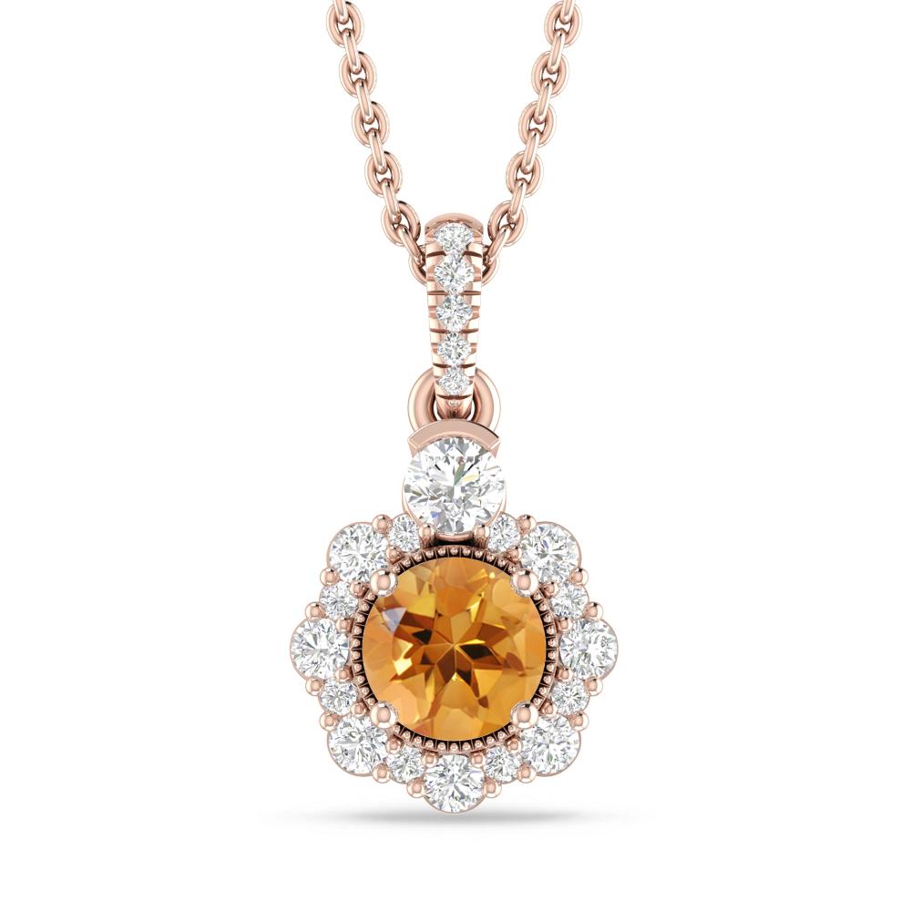 Rose Gold - Citrine