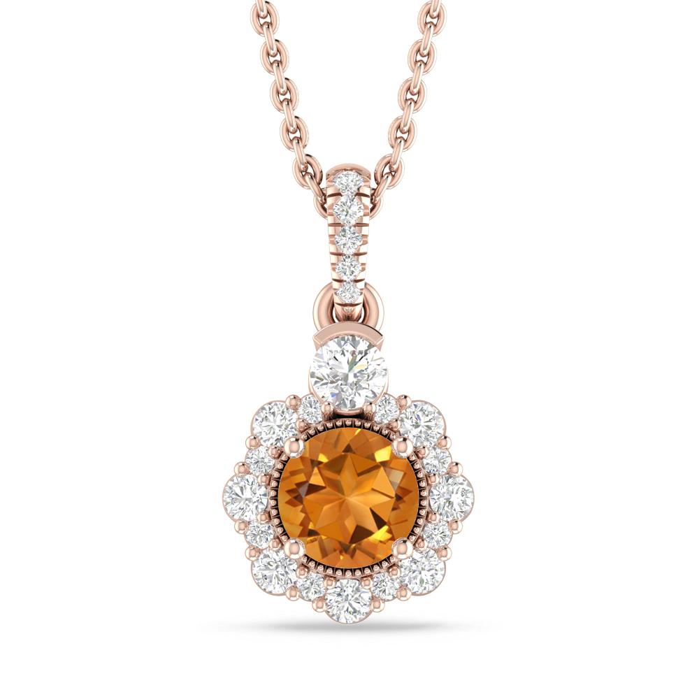 Rose Gold - Citrine