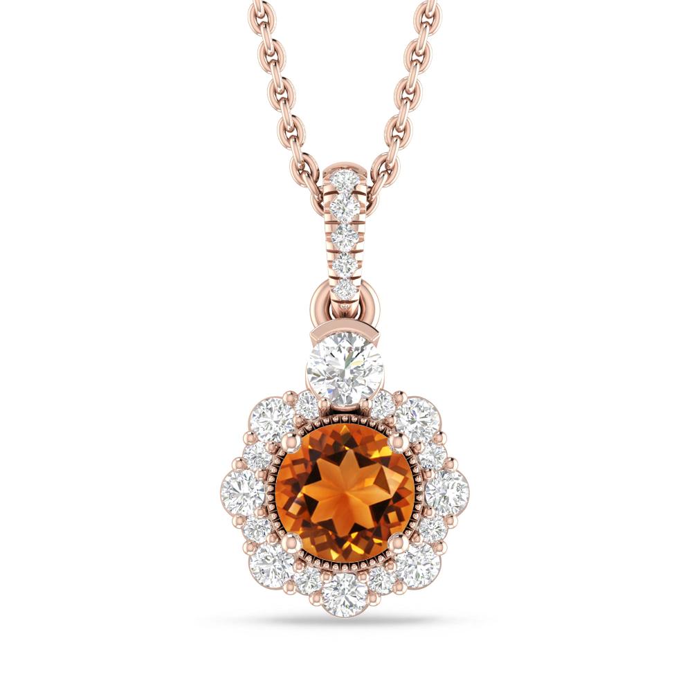 Rose Gold - Citrine