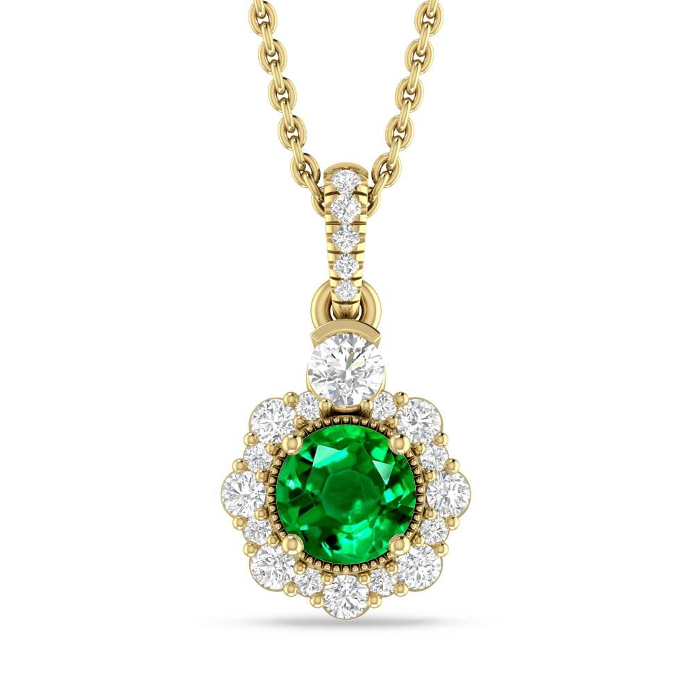 Yellow Gold - Emerald