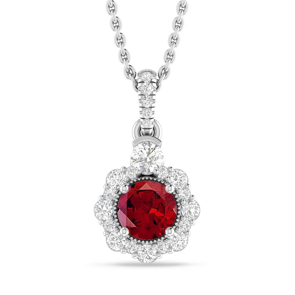 White Gold - Garnet