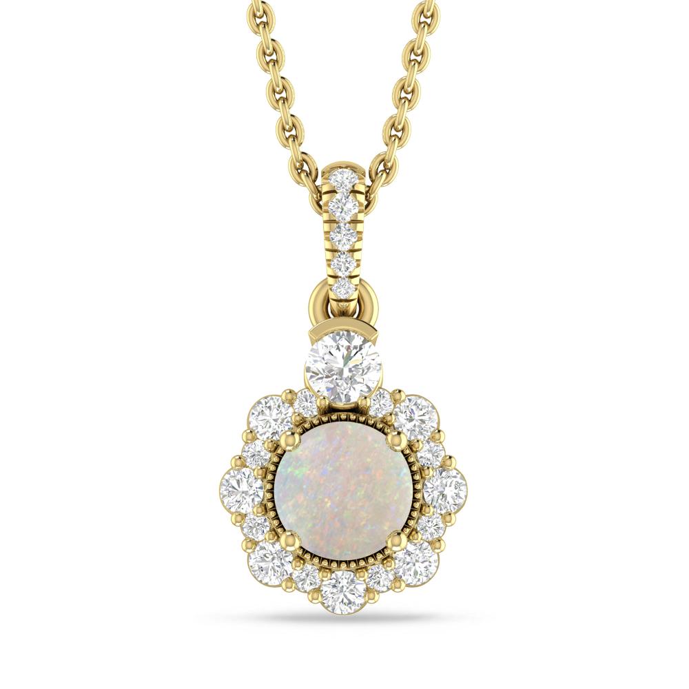 Yellow Gold - Opal