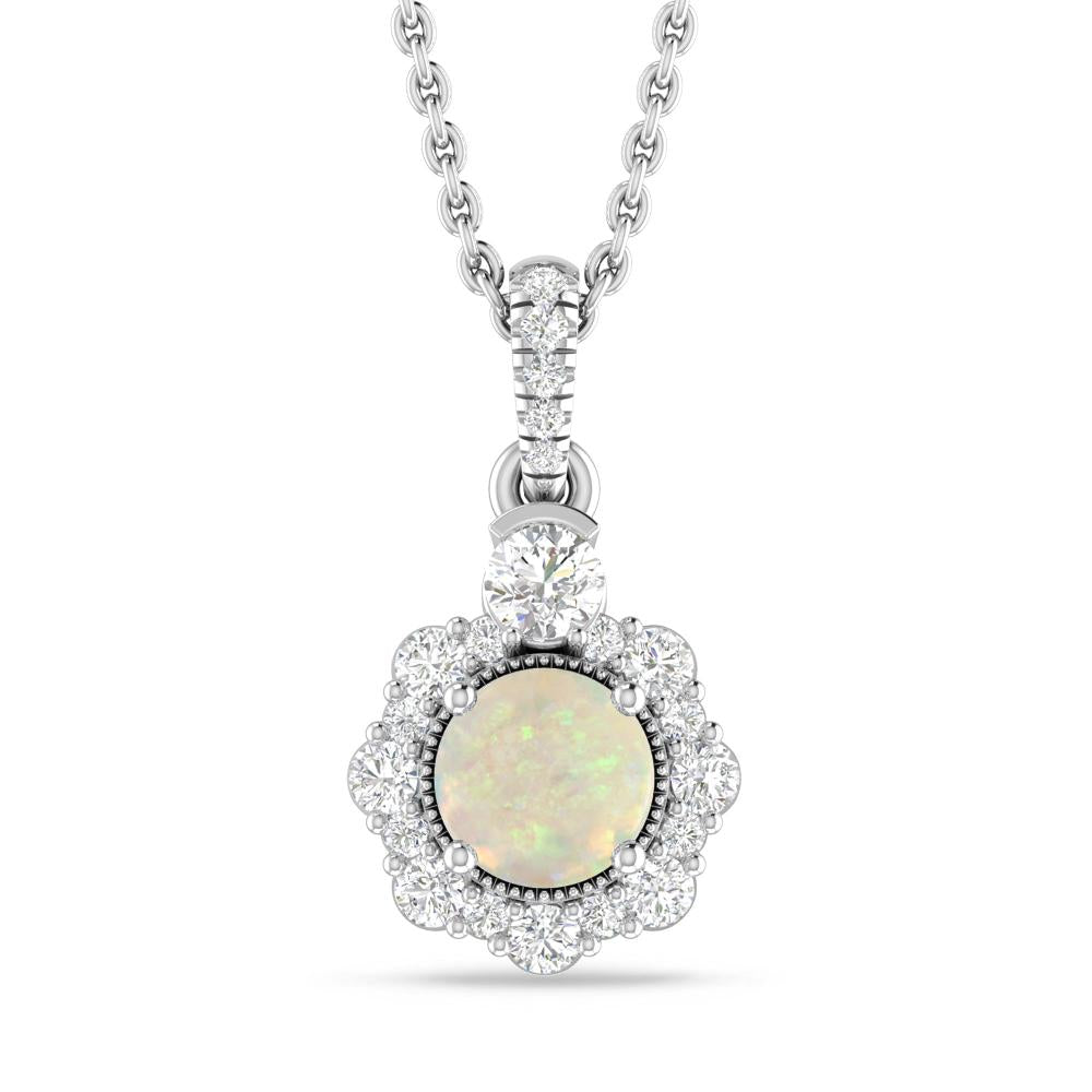 White Gold - Opal